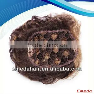 Beautiful Looking Remy Fish Net Human Hair Wig for Men thumbnail-1