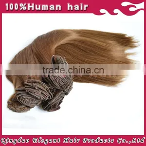 No Chemical Service Reliable Bargain Sale Unprocessed Real Indian Hair Clip in Extensions thumbnail-3