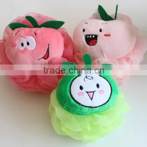 Bath Ball With Flannelette Fruit thumbnail-1
