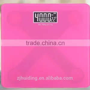 Ultra Slime Electronic Bathroom Scale Wih Temperture Showing thumbnail-1
