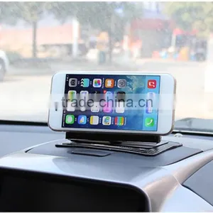 PU Metal Sticky Pads Car Bracket Phone Holder Stand for Phone GPS Tablet 360 Degree Anti Slip Mats thumbnail-5