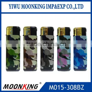 Wrap Picture Refillable Piezo Lighter Windproof Design Electronic Lighters thumbnail-1