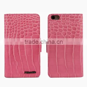Multifunction Genuine Leather Flip Case for Iphone 6 Cover thumbnail-1