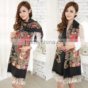 Long Fashion Casual Warm Lady Scarf Wrap Women Shawl thumbnail-3