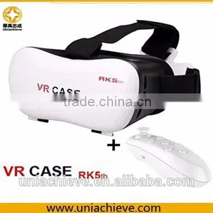 Hot Selling 3D VR Case Real Virtual Headset With Virtual Reality 3D Glasses for Movies and Games thumbnail-1