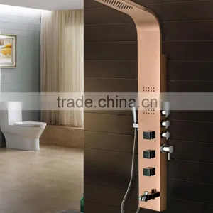 On Wall Mounted Stainless Steel Functional Shower Panel thumbnail-1