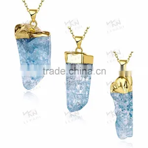 Popular Blue Lucky Stone Necklaces Wholesale Quality Choice thumbnail-5