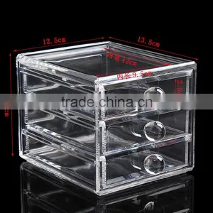 C81 ANPHY 3 Drawers Acrylic Organizer Large Makeup Assorted Storage Box Jewelry Finding Box thumbnail-2