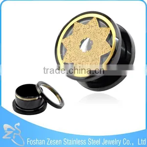 TP011440 Latest Fashion Black Plated Teenage Extender Ears Piercing Jewelry thumbnail-5