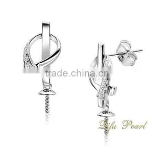 2014 Hotsale Pearl Earring Fashion Fittings thumbnail-1