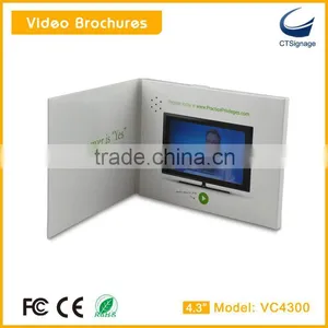 4.3 Inch Wedding Invitation Video Card With Customization Design thumbnail-3
