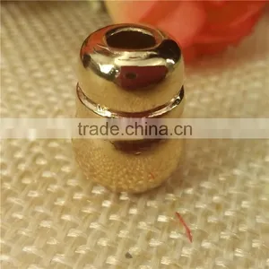 Gold Cord End Cord End Stopper Metal Cord End thumbnail-3