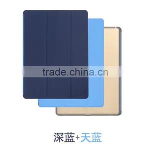 Rock Phantom Series Two-sided Triple Folding Intelligent Flip PU Leather TPU Back Cover Case For IPad Pro 12.9" TB-0070 thumbnail-3