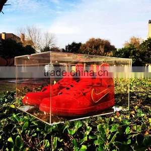 High Quality Customized Clear Acrylic Shoe Box thumbnail-1