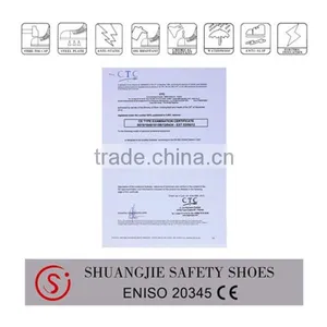 PU Injection Work Boots for Construction Light Surface Leather Safety Shoe 8083 thumbnail-4