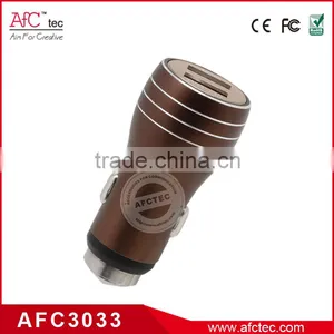 Hammer Design RoHS CE FCC Certified Quick Charge Adapative Perfect Electric Travel Dual USB Vehicle Charger thumbnail-3