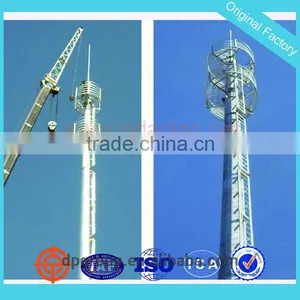 Telecommunication Steel Monopole Tower thumbnail-1
