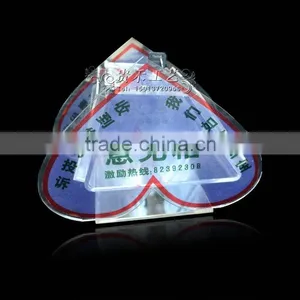GH-RJ015 Heart Shape High Polished Acrylic Suggestion Box ,modern Acrylic Suggestion Box thumbnail-2