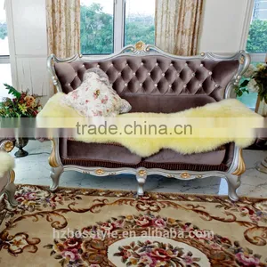 Large Christmas Long Hair Lamb Fur Carpets and Rugs Sofa Mat thumbnail-3