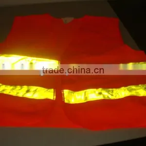 High Brightness 3m Reflective Yellow Safety Jacket thumbnail-3