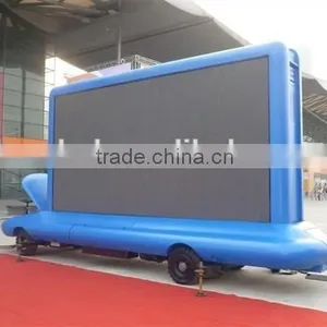 Digital Mobile Led Billboard Truck 2016 HCMled Motorcycle Billboard Mobile Led Screen for Advertising thumbnail-1