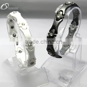 Stylish Ceramic Design With Magnet Bracelet thumbnail-1