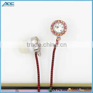 Best Stylish Novelty Earbuds Diamond Bling Earphone For Upscale Market thumbnail-2