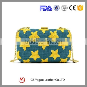 Factory Price Fashion Design Canvas Evening Clutch Bags for Ladies thumbnail-1