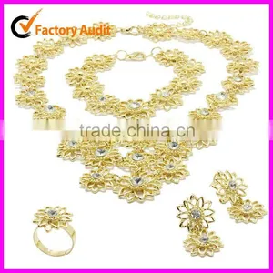 Gold Plated Fashion Jewelry Set for Business Gift thumbnail-1
