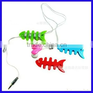 2013 Fashion Design Earphone Cable Silicone Winder /headphones Cable Holder thumbnail-1