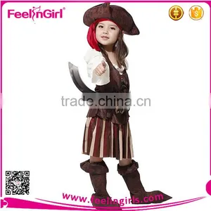 Halloween Pirate Costumes Party Dress Little Girl Costume thumbnail-3