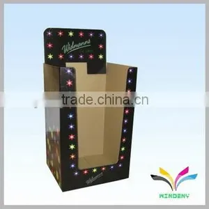 China Supplier Factory Wholesale Fancy Customized Floor Tier Rack Cardboard Display Stand for Greeting Card thumbnail-1