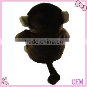 Brown and Gray Cute Stuffed Plush Monkey Toy Factory thumbnail-4