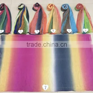 Rainbow Scarf, Rainbow Infinity Scarf, Rainbow Pashmina Scarf, Gift , Women Scarf , Women Winter Accessories thumbnail-1