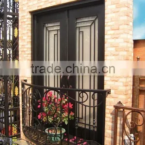 Forged Iron Door With Operable Glass thumbnail-1