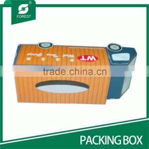 SPECIAL DESIGN TRUCK SHAPE PAPER BOXES FOR PACKAGING TISSUE thumbnail-2