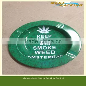 Promotion Custom Metal Tin Mini Portable Ashtray thumbnail-1