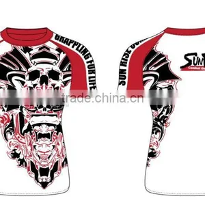 Custom Design Wholesale Mma Men's Rashguard thumbnail-4