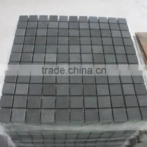 Dark Black Mosaic Wall Mosaic Tile Marble Mosaic thumbnail-2
