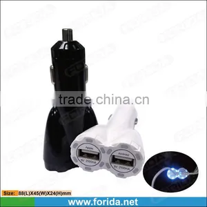 for Apple & Android 5V 4A Dual USB Car Charger thumbnail-1