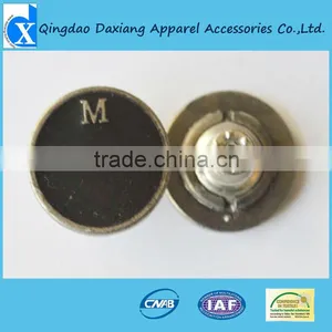 Black Custom Jeans Button thumbnail-1