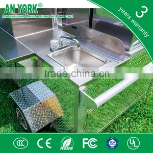 HD-23 Churros Food Kitchen Hot Dog Cart Catering Hot Dog Cart Refrigerated Hot Dog Cart thumbnail-3