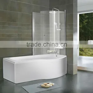 Square Acrylic Shower Bathtub With Bath Screen thumbnail-1