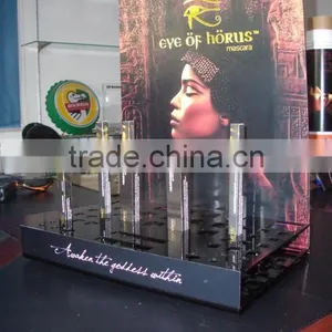 Elegant Countertop Black Acrylic Cosmetic Display Organizer, Acrylic Lipstick Organizer thumbnail-2
