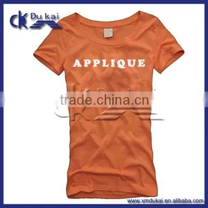 Women's Fashion Blank Short Sleeve T-shirt thumbnail-1