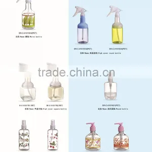 400ML SQUARE SHAPED PLASTIC BOTTLE PET PUMP SPRAY FOR BODY LOTION HAND Santilizer thumbnail-3