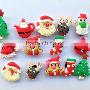 Shoe Decoration and Wristband Bracelet Christmas Santa Claus Charms(Box- Christmas Santa Claus Shoelace Charm-234b) thumbnail-1
