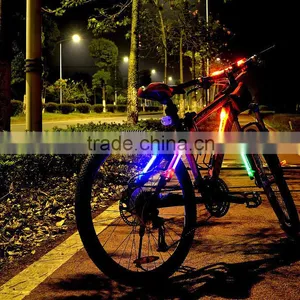 Led Flare Safety Colorful Flashing Light Flexible Stick for Bike thumbnail-1