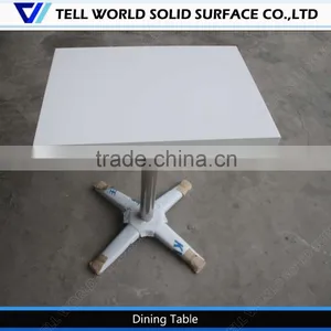 Custom Design Solid Surface Composite Marble Top Dining Table,act Now!! thumbnail-2