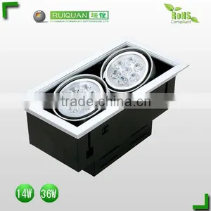 Super Brightness 2*7W Professional Led Grille Light 120v thumbnail-1